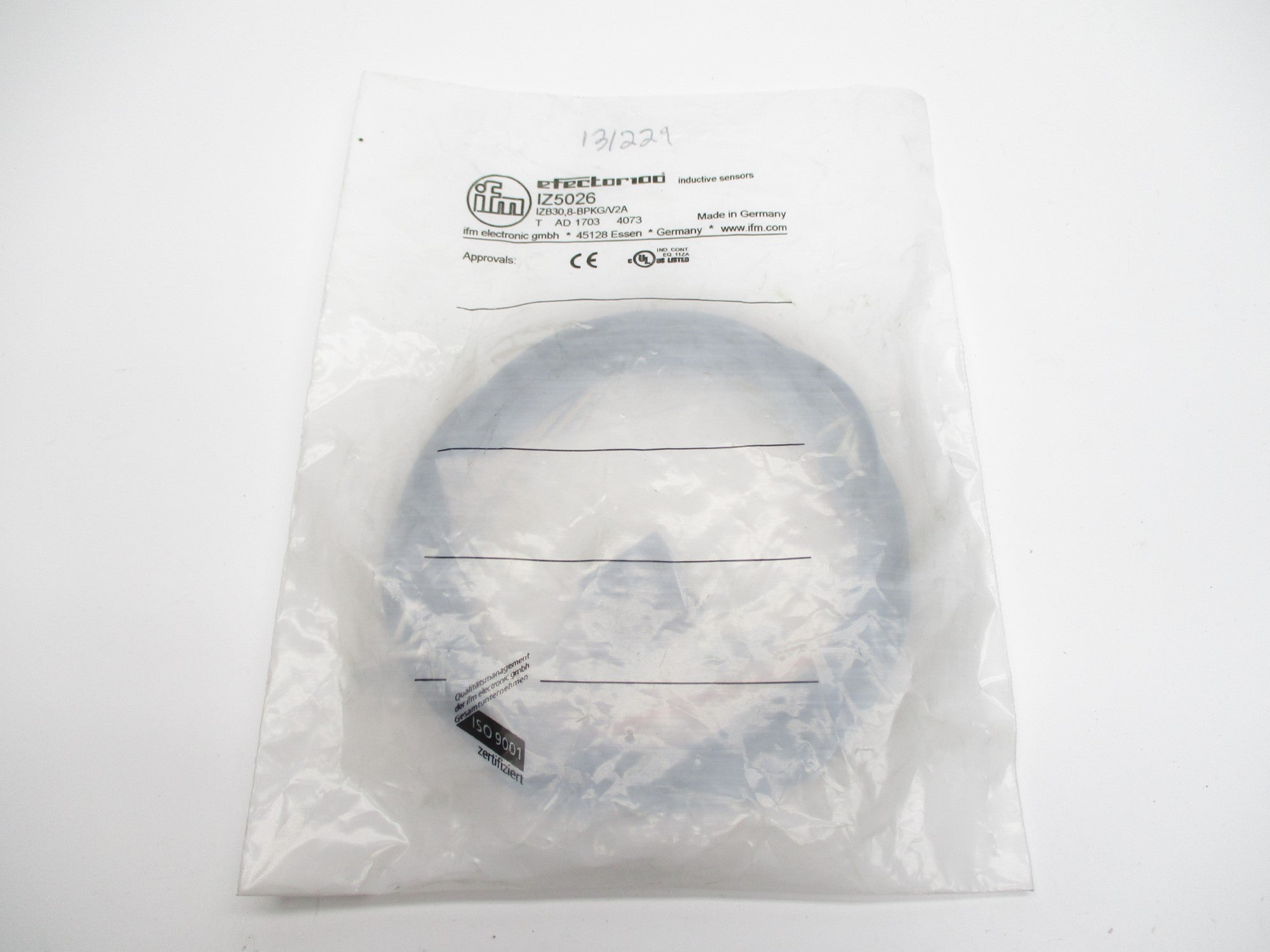 IFM EFECTOR IZB30,8-BPKG/V2A IZ5026 NSMP
