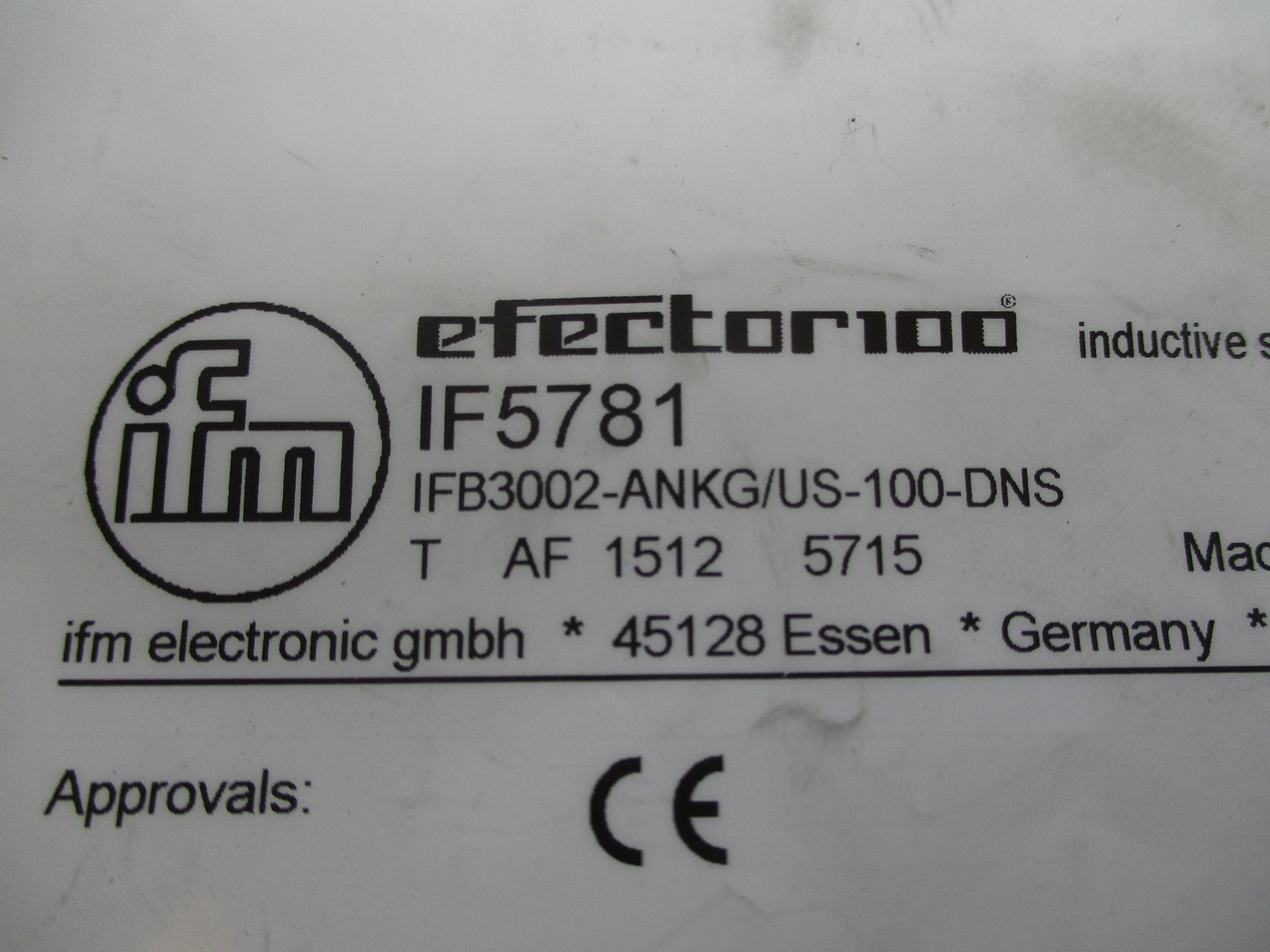 IFM EFECTOR IFB3002-ANKG/US-100-DNS IF5781 NSMP