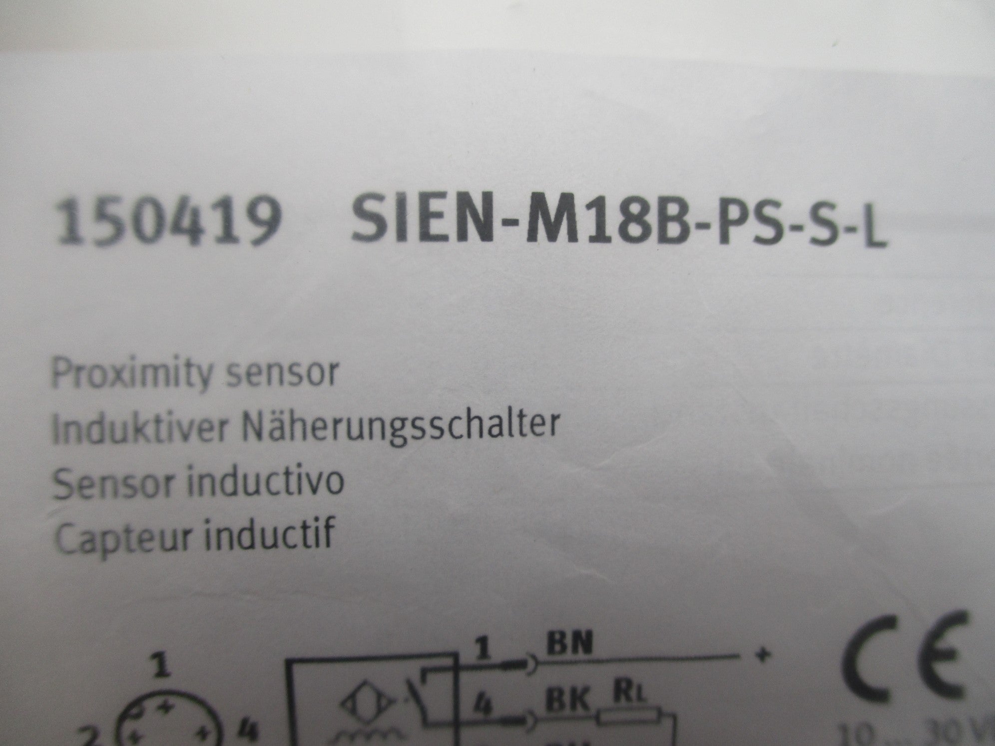FESTO SIEN-M18B-PS-S-L 150419 NSMP