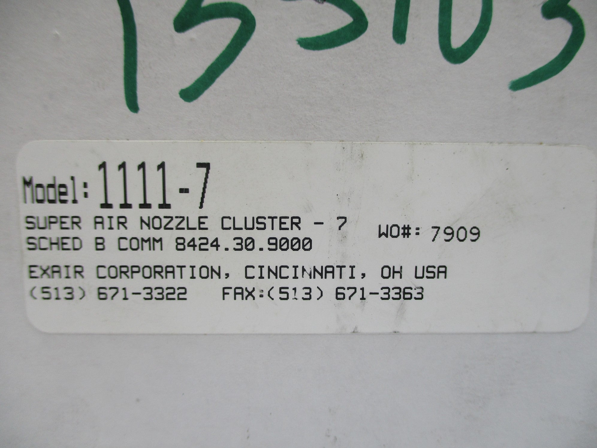 EXAIR 1111-7 250PSIG NSMP