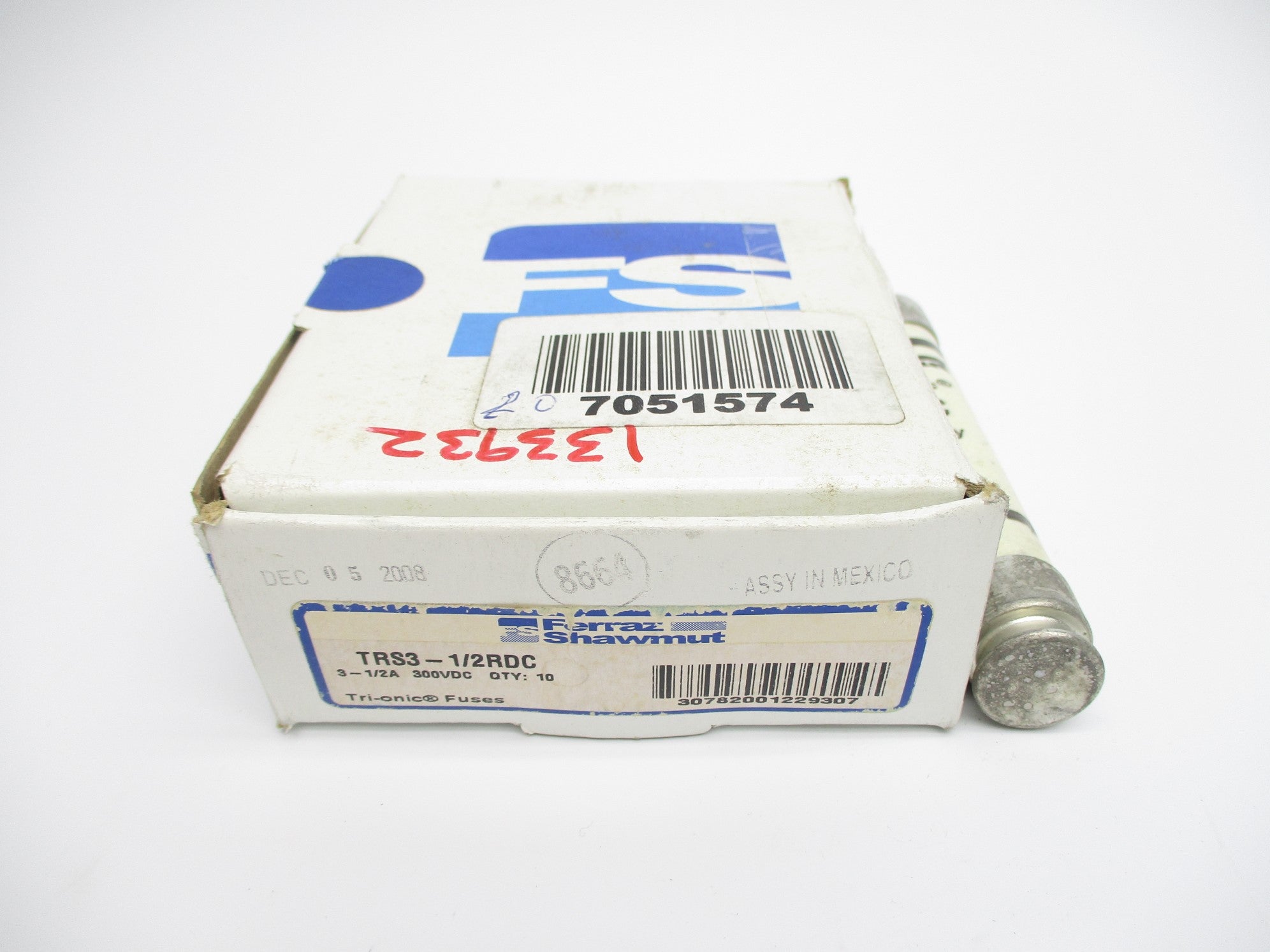 FERRAZ SHAWMUT TRS3-1/2RDC 3-1/2A 300VDC (PKG OF 10) NSMP
