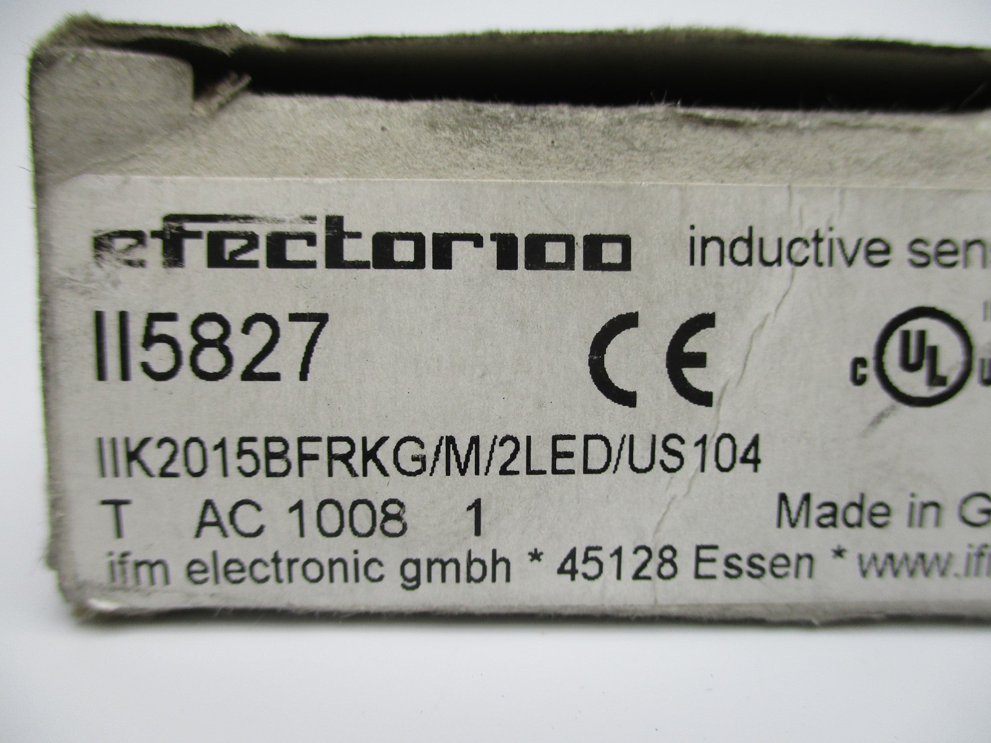 IFM EFECTOR IIK2015BFRKG/M/2LED/US104 II5827 NSMP