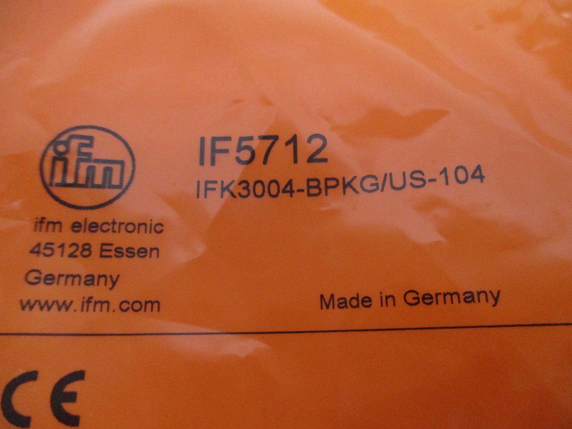 IFM EFECTOR IFK3004-BPKG/US-104 IF5712 NSMP