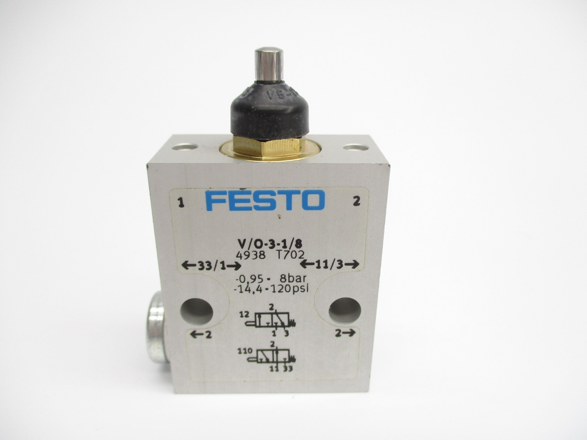 FESTO V/O-3-1/8 4938 -14.4-120PSI NSNP