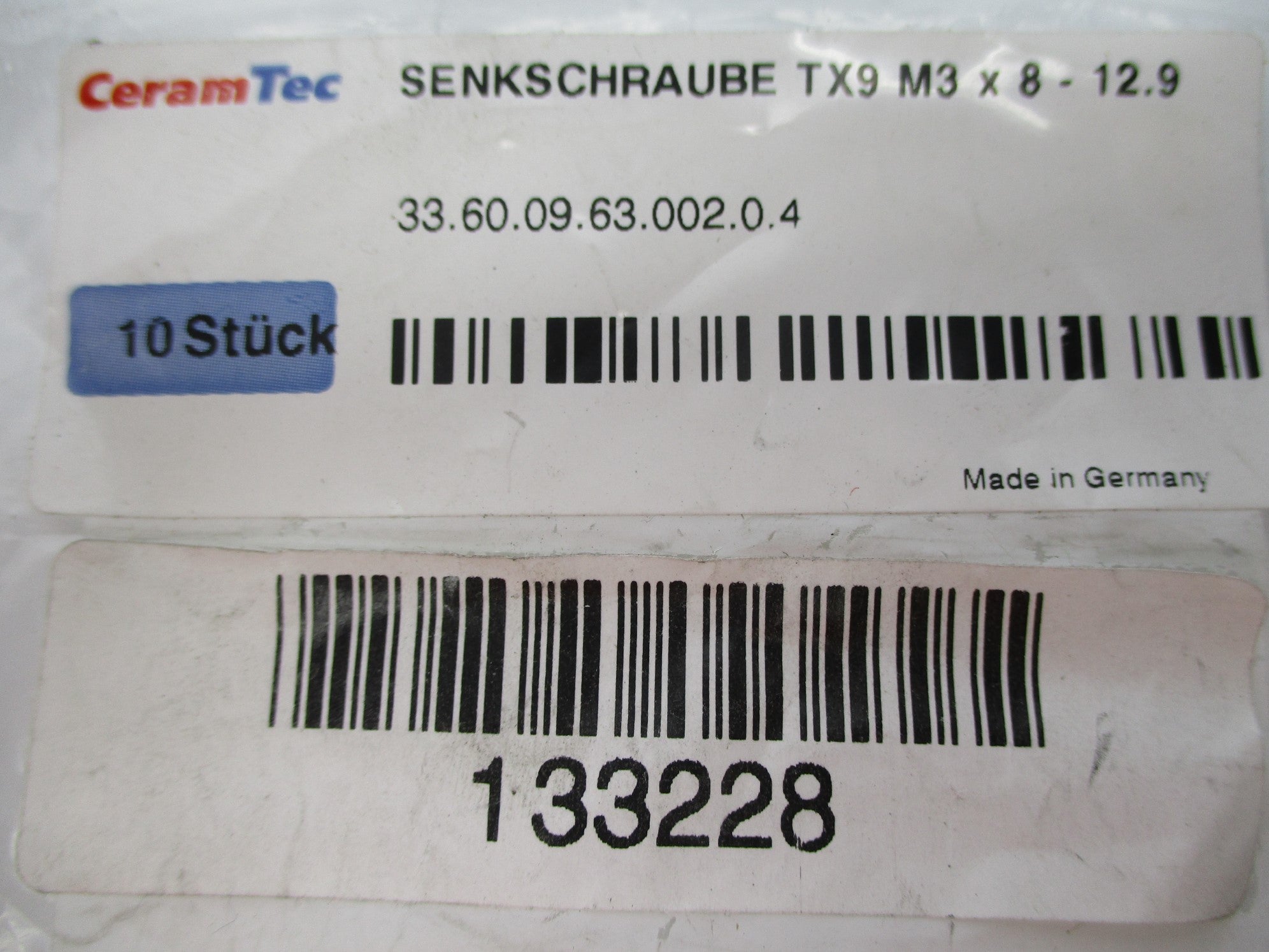 CERAMTEC 33.60.09.63.002.0.4 133228 (PKG OF 10) NSMP