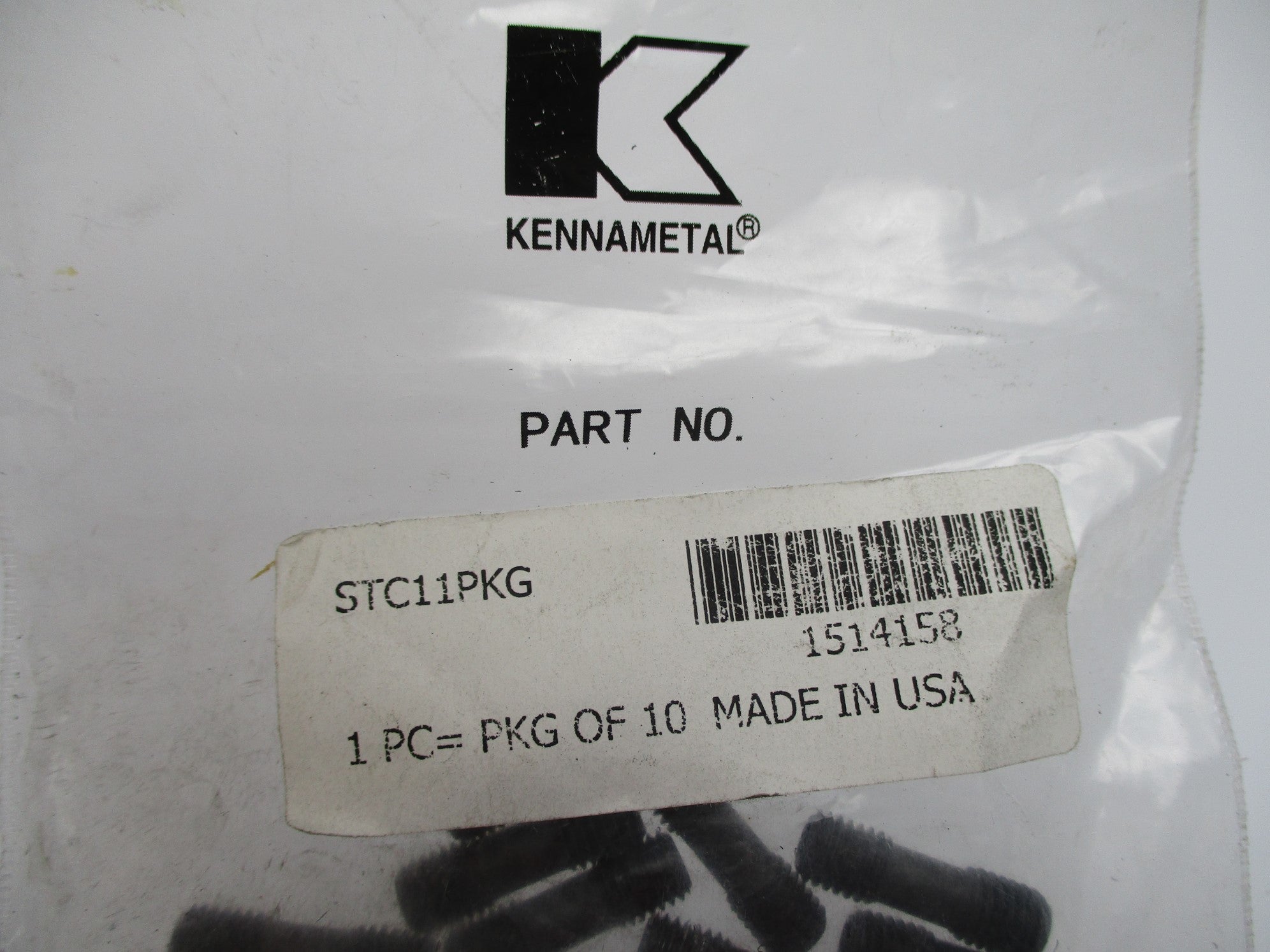 KENNAMETAL STC11PKG (PKG OF 10) NSMP