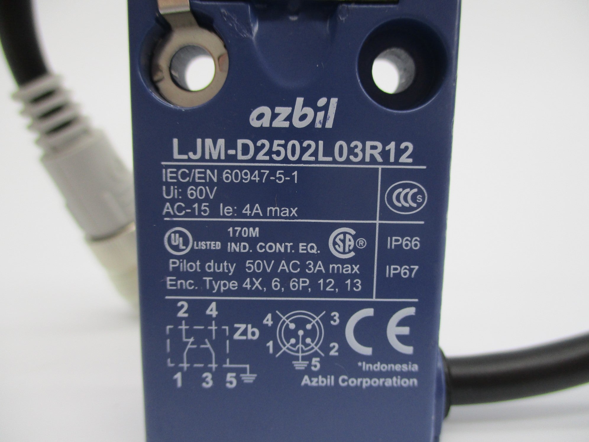 AZBIL LJM-D2502L03R12 NSNP