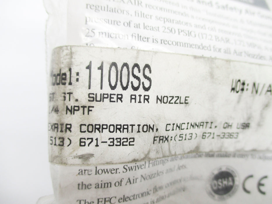 EXAIR 1100SS NSMP