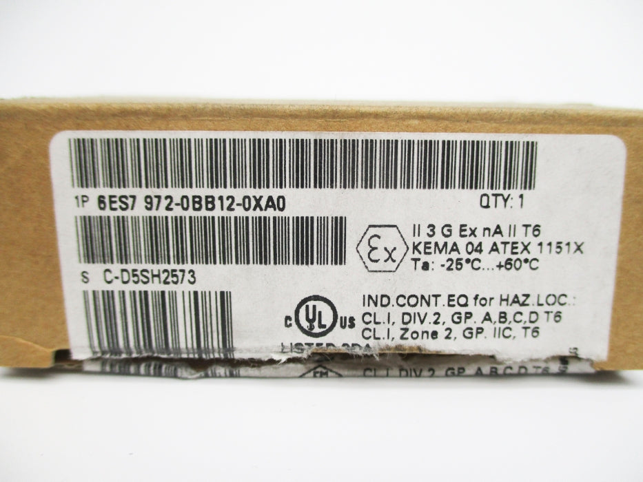 SIEMENS 6ES7972-0BB12-0X40 NSMP