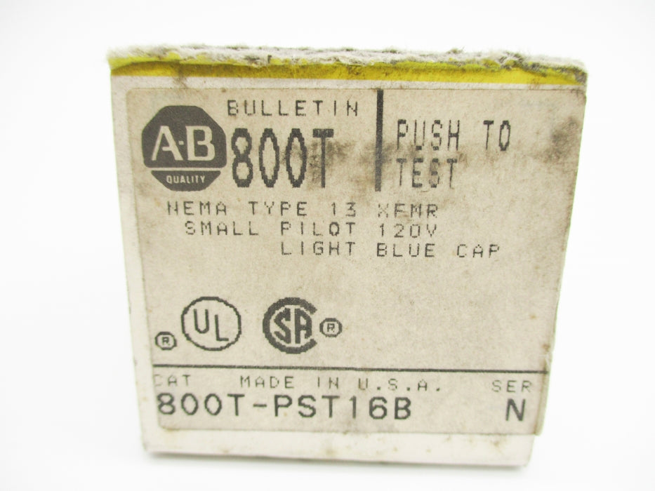 INDUSTRIAL SPARE PART 800T-PST16B SER. N 120V (BK/YL) NSMP