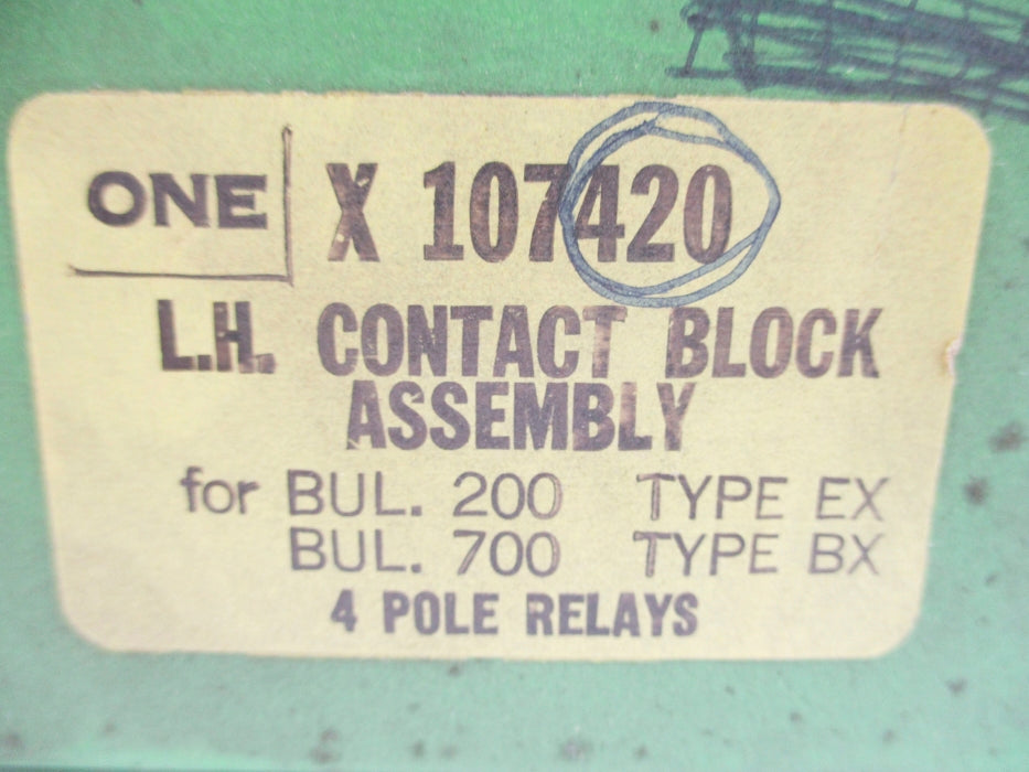 INDUSTRIAL SPARE PART X-107420 (GR) NSMP