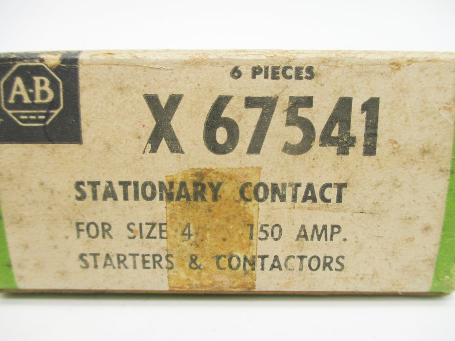 INDUSTRIAL SPARE PART X67541 (PKG OF 6) (BK/GR) NSMP