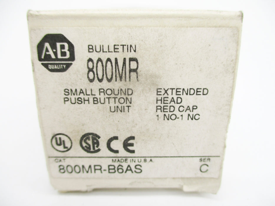 ALLEN BRADLEY 800MR-B6AS SER. C (GY/BL) NSMP