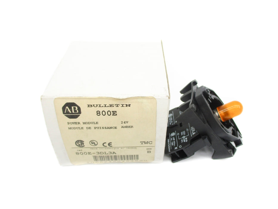 ALLEN BRADLEY 800E-3DL3A SER. B (WH) NSMP
