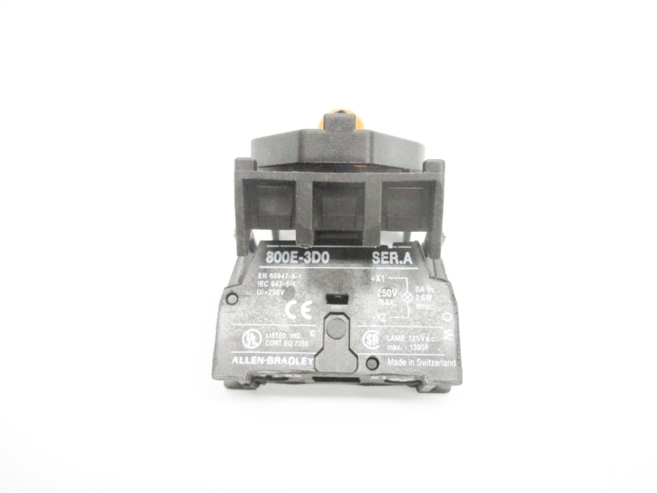 ALLEN BRADLEY 800E-3DL3A SER. B (WH) NSMP