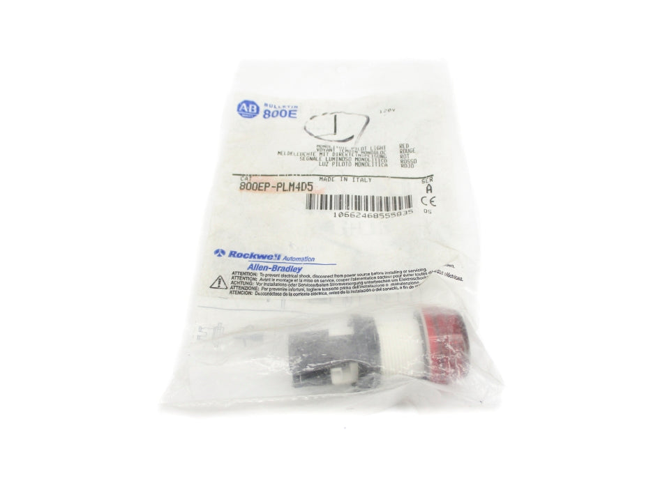 ALLEN BRADLEY 800EP-PLM4D5 SER. A 120V NSMP