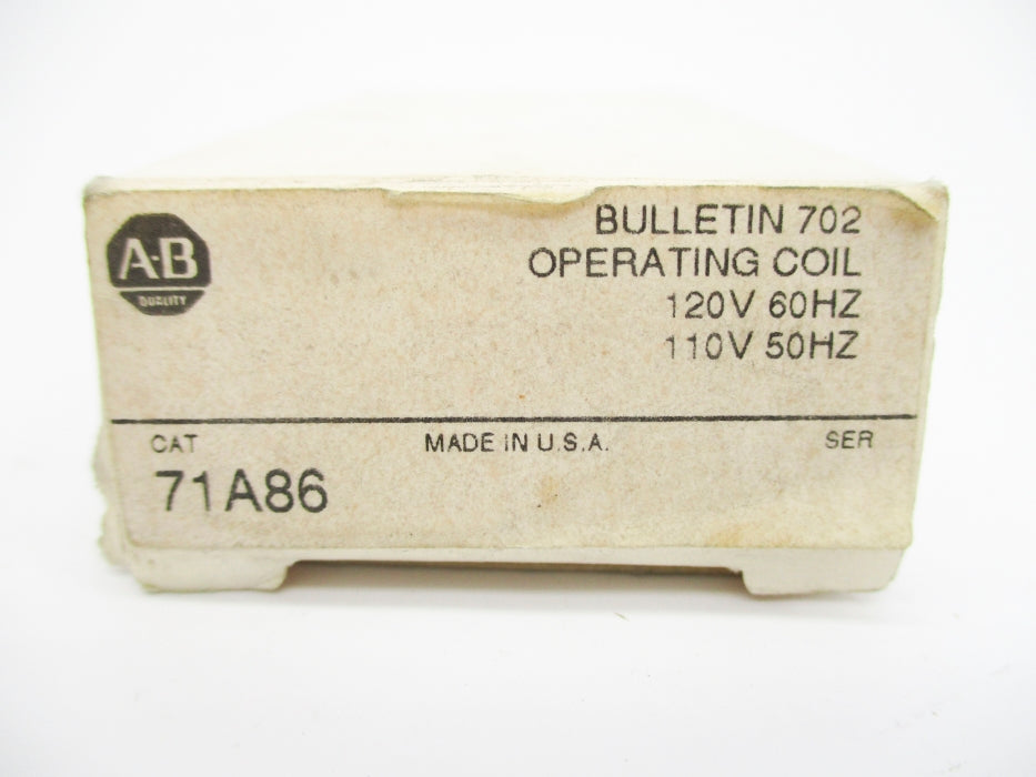 INDUSTRIAL SPARE PART 71A86 110/120V (WH) NSMP