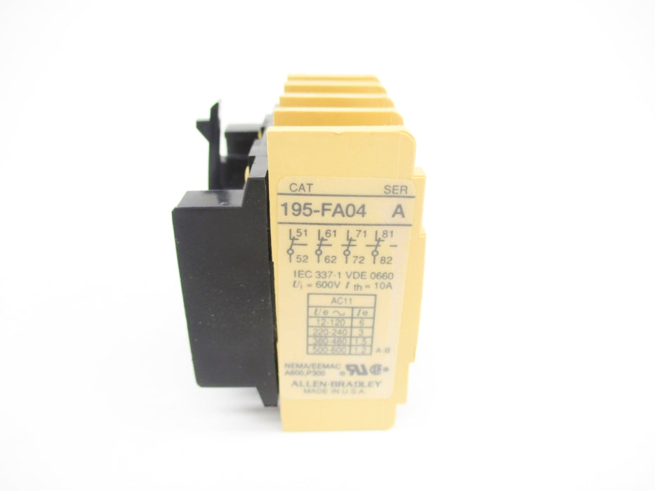 INDUSTRIAL SPARE PART 195-FA04 SER. A 600V 1.2A (BK/YL) NSMP