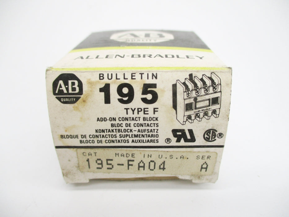 INDUSTRIAL SPARE PART 195-FA04 SER. A 600V 1.2A (BK/YL) NSMP