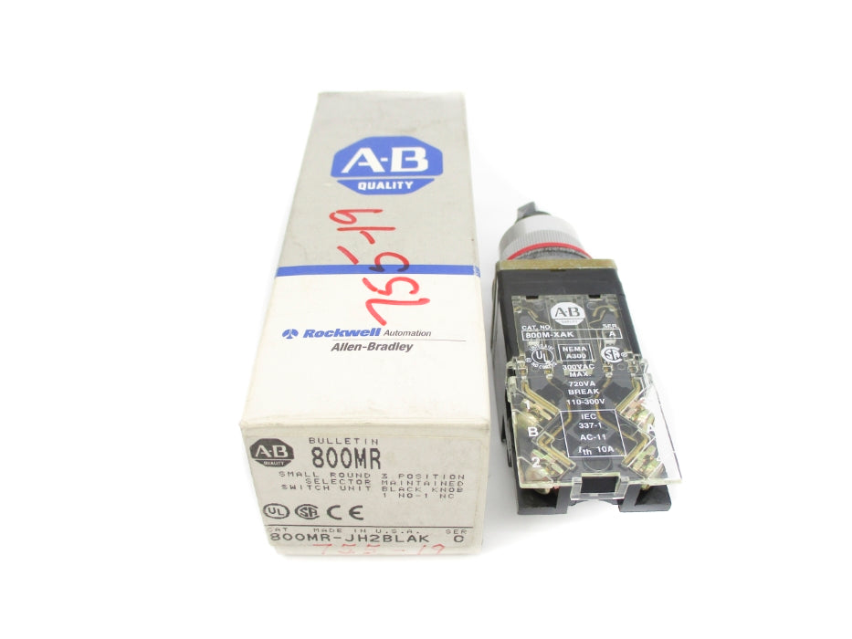 ALLEN BRADLEY 800MR-JH2BLAK SER. C (GY/BL) NSMP