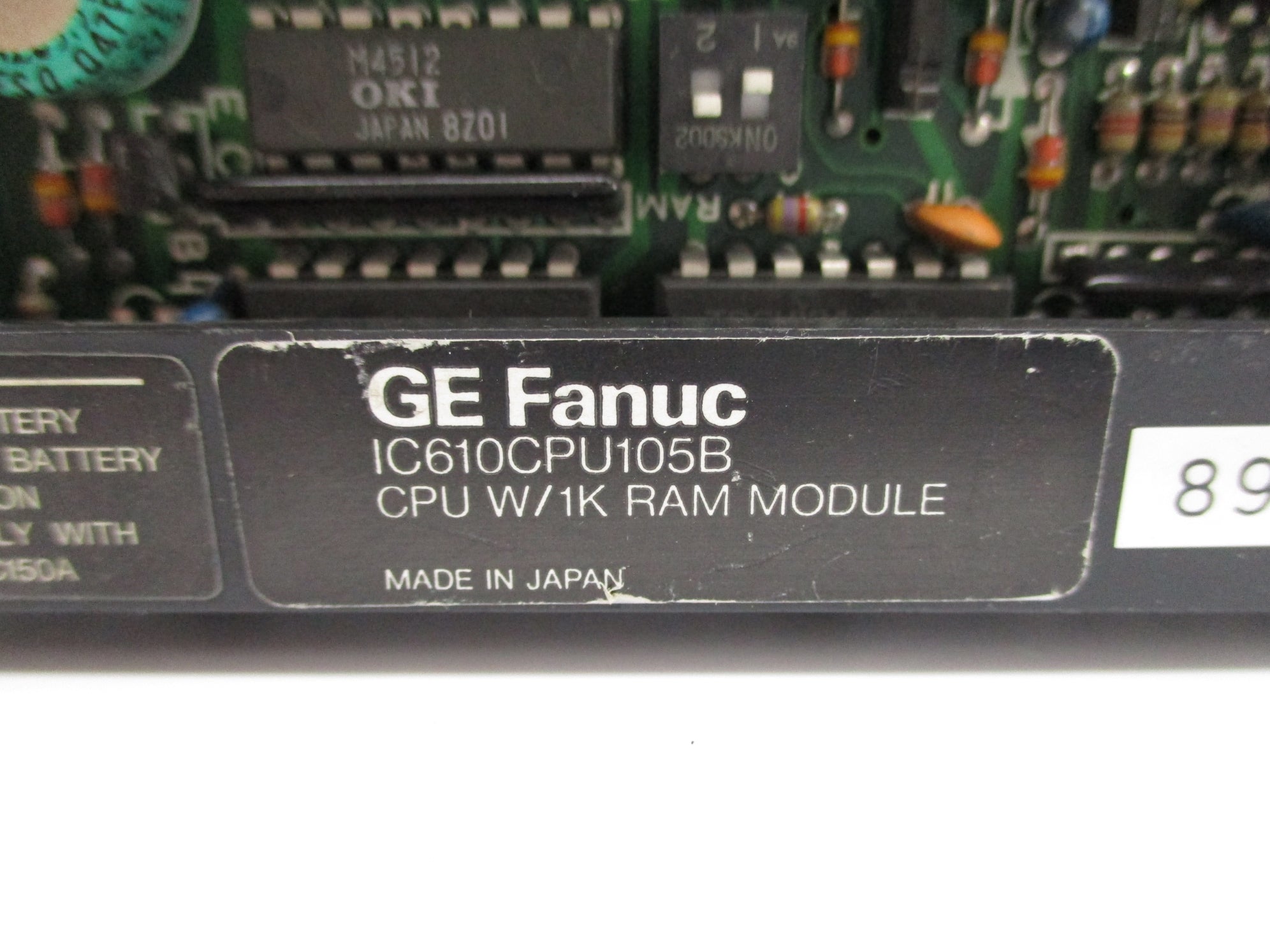 GE FANUC IC610CPU105B NSNP