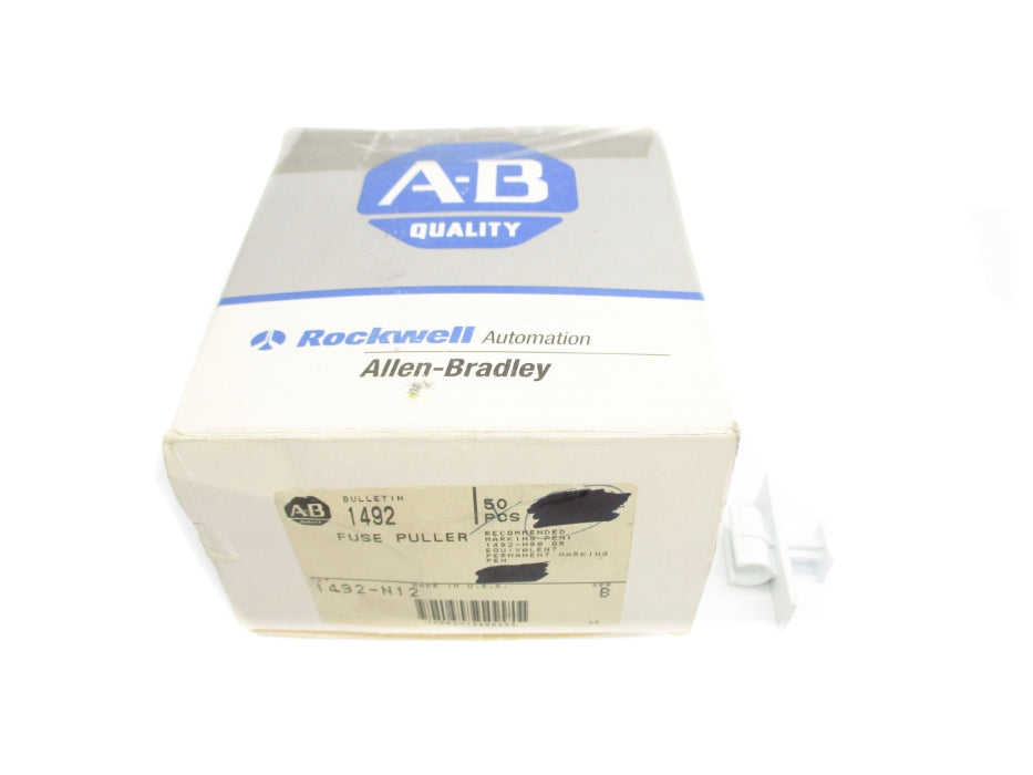 ALLEN BRADLEY 1492-N12 SER. B (PKG OF 50) (GY/BL) NSMP