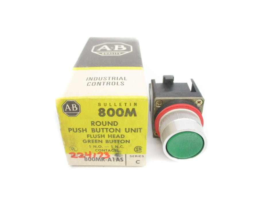 ALLEN BRADLEY 800MR-A1AS SER. C (BK/YL) NSMP