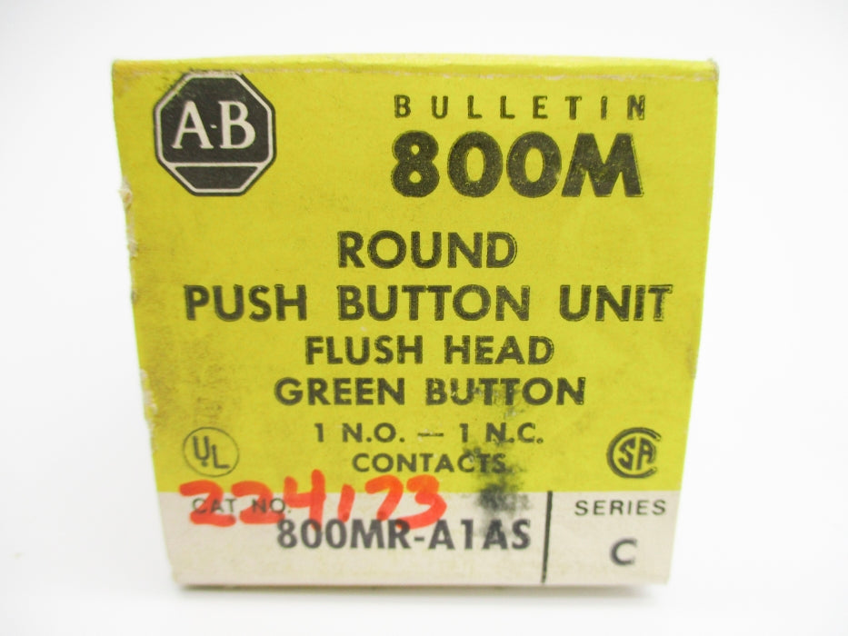 ALLEN BRADLEY 800MR-A1AS SER. C (BK/YL) NSMP