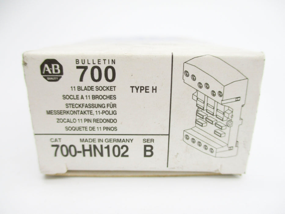 ALLEN BRADLEY 700-HN102 SER. B 300VAC 10A (GY/BL) NSMP