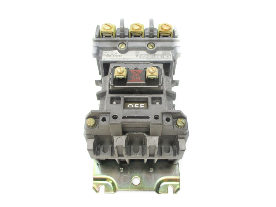 ALLEN BRADLEY 500-AOD93 SER. B 120V 18A UNMP