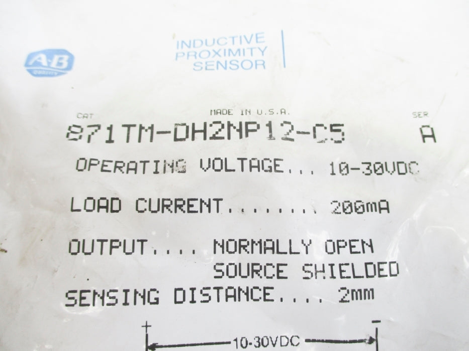 ALLEN BRADLEY 871TM-DH2NP12-C5 SER. A NSMP