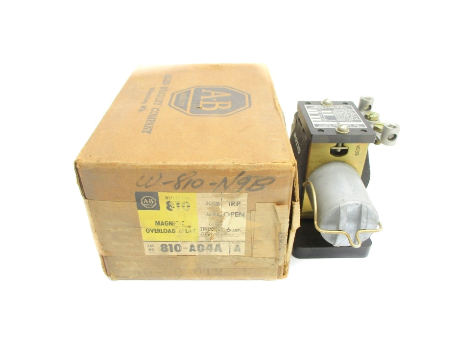 ALLEN BRADLEY 810-A04A SER. A 6A 600V (BR/YL) NSMP