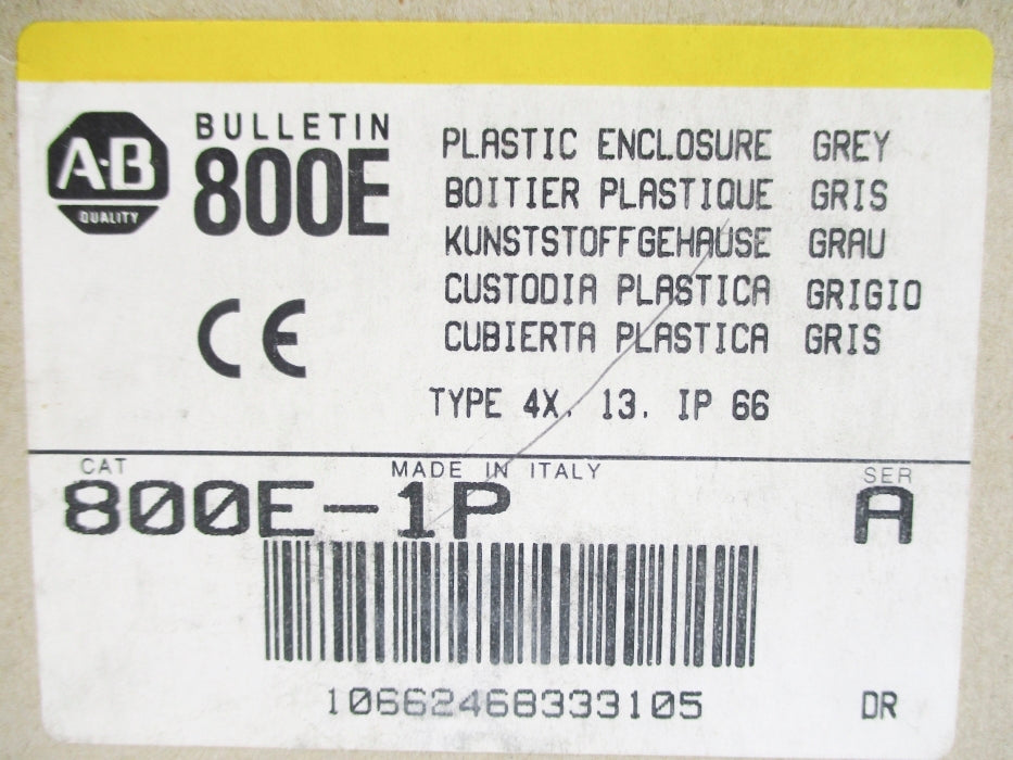 ALLEN BRADLEY 800E-1P SER. A (BR/YL) NSMP