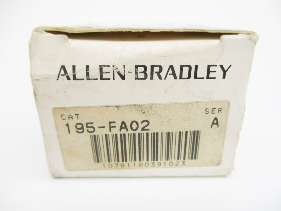 ALLEN BRADLEY 195-FA02 SER. A 600V 10A (BK/YL) NSMP