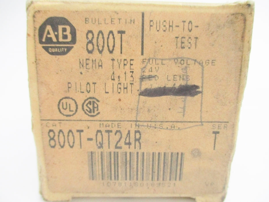 ALLEN BRADLEY 800T-QT24R SER. T (GY/BL) NSMP