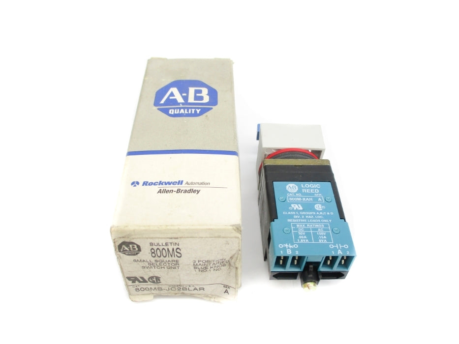 ALLEN BRADLEY 800MS-JC2BLAR SER. A (GY/BL) NSMP