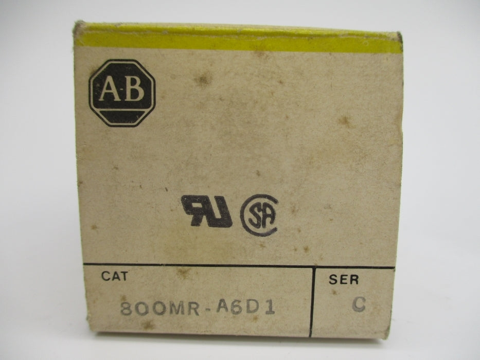 ALLEN BRADLEY 800MR-A6D1 SER. C (BK/YL) NSMP