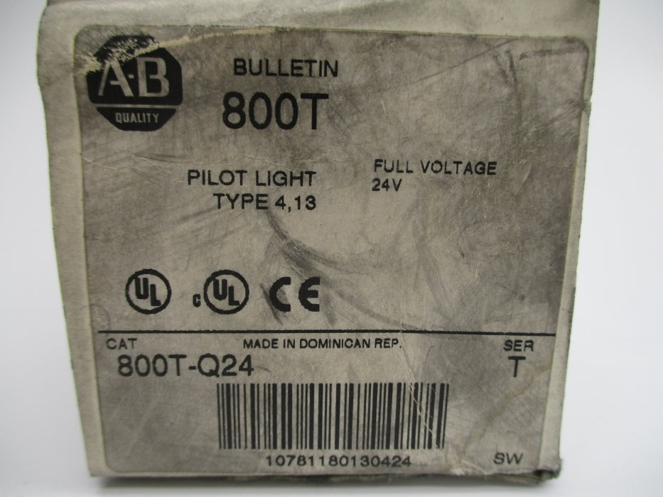 ALLEN BRADLEY 800T-Q24 SER. T 24V (WH) NSMP