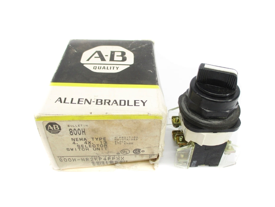 ALLEN BRADLEY 800H-NR2KP4PPXX SER. F (BK/YL) NSMP