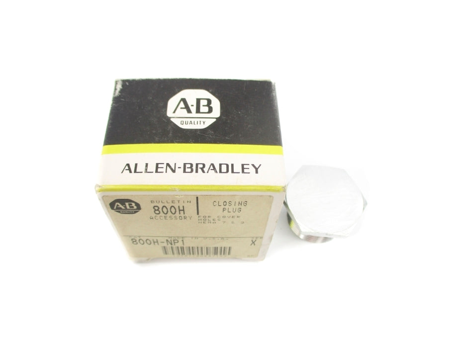 ALLEN BRADLEY 800H-NP1 SER. X (BK/YL) NSMP