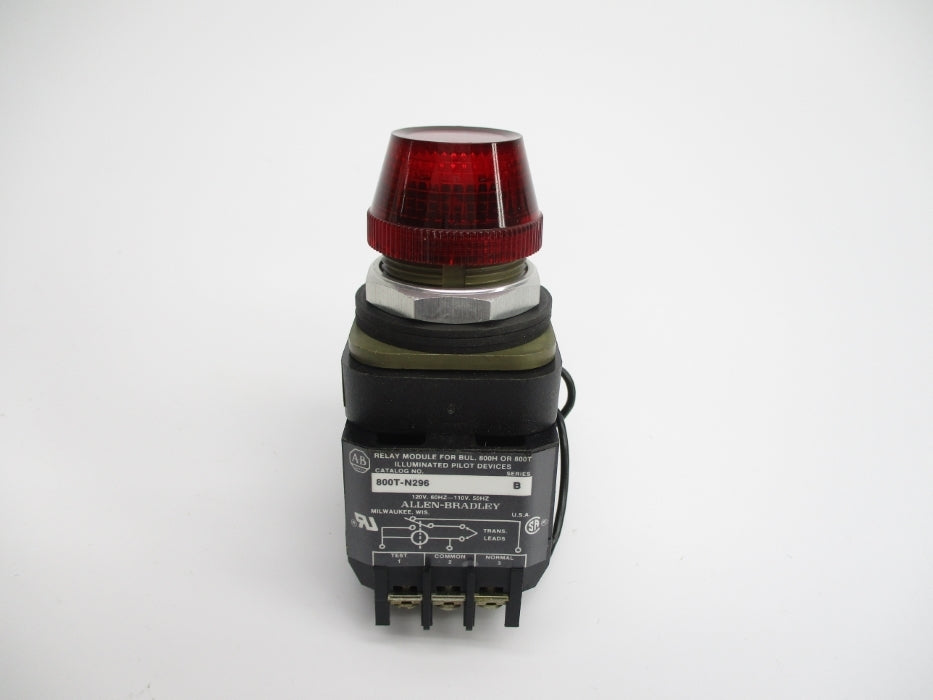 ALLEN BRADLEY 800T-PDT16R SER. T (BK/YL) NSMP