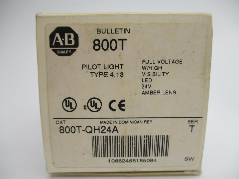 INDUSTRIAL SPARE PART 800T-QH24A SER. T 24VAC/DC (WH) NSMP
