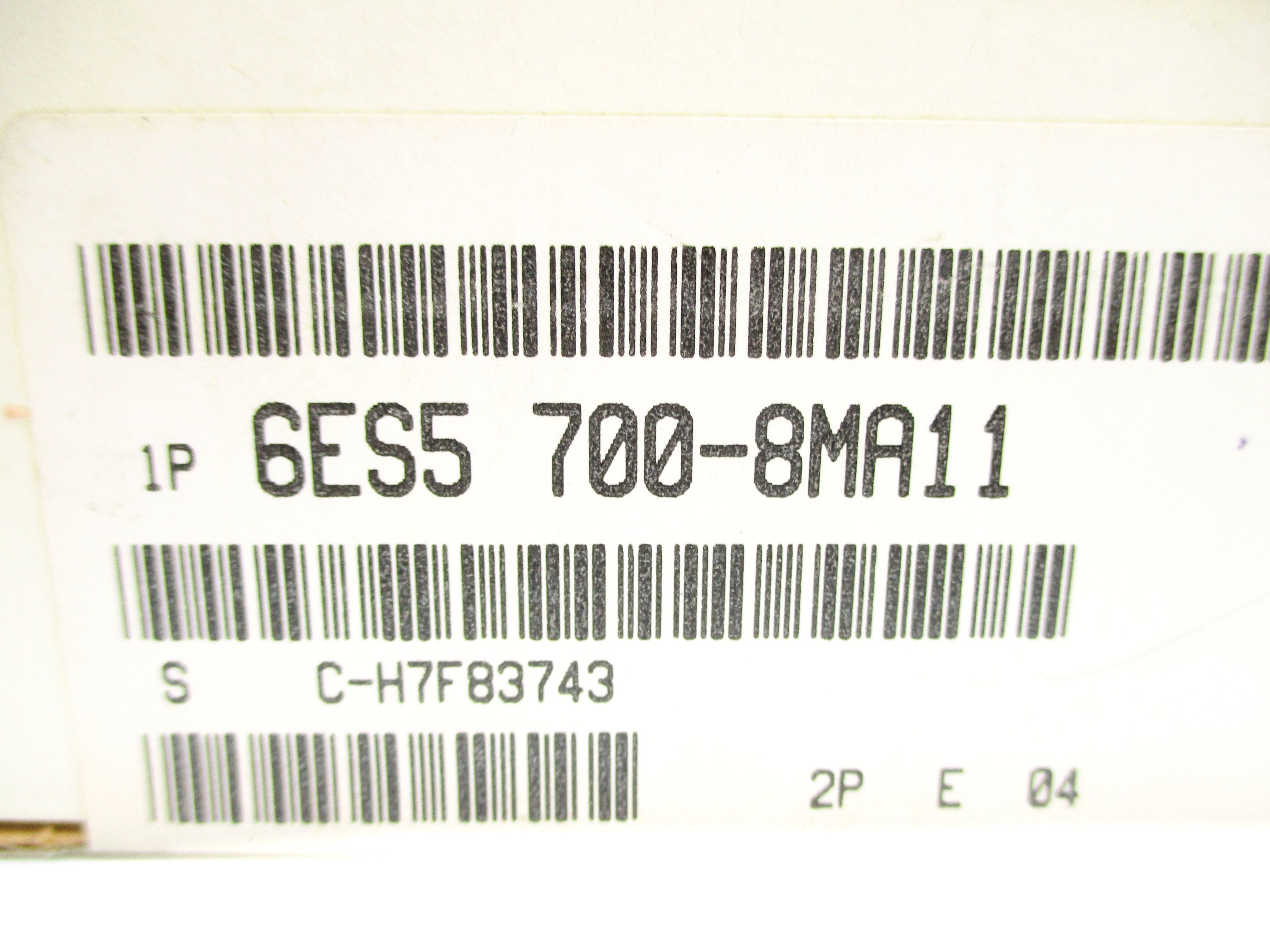 SIEMENS 6ES5700-8MA11 NSFS