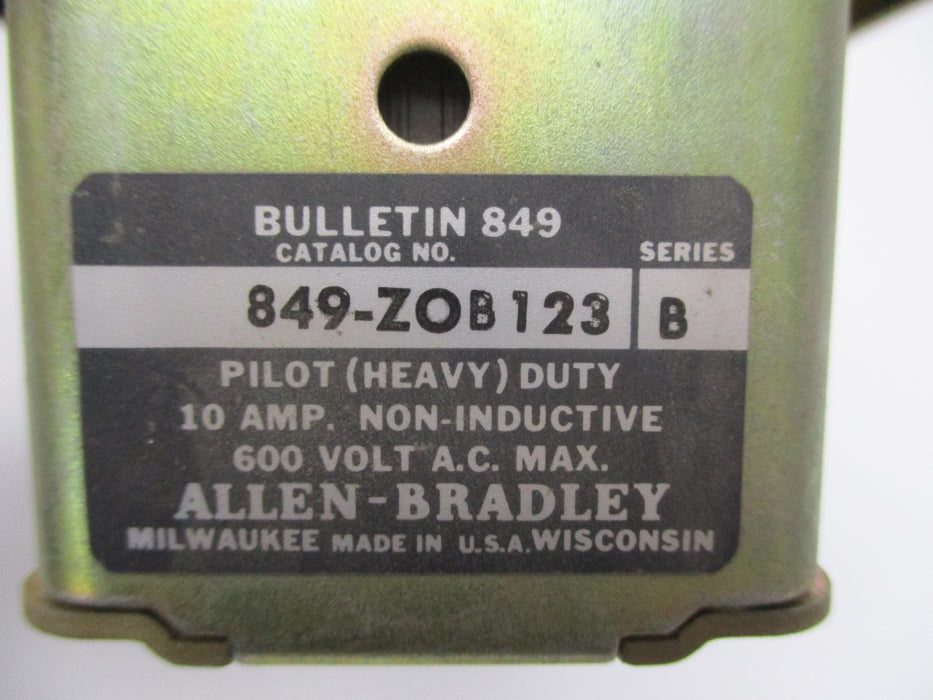 INDUSTRIAL SPARE PART 849-ZOB123 SER. B 440/480V NSNP