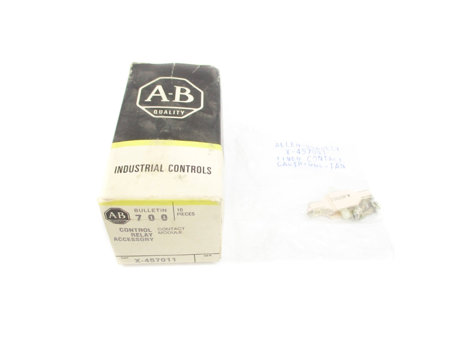 INDUSTRIAL SPARE PART X-457011 (PKG OF 10) (BK/YL) NSMP