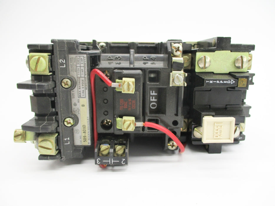 INDUSTRIAL SPARE PART 509-AOXD SER. B 110/115-120V 18A (BR/YL) NSMP