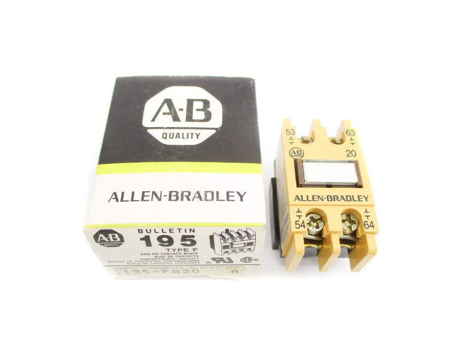 INDUSTRIAL SPARE PART 195-FA20 SER. A 600V 1.2A (BK/YL) NSMP