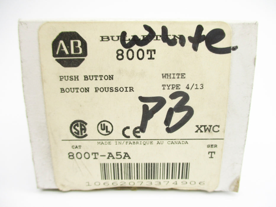 ALLEN BRADLEY 800T-A5A SER. T (WH) NSMP