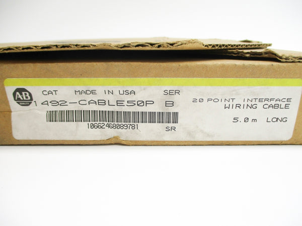 ALLEN BRADLEY 1492-CABLE50P SER. B (BR/YL) NSMP