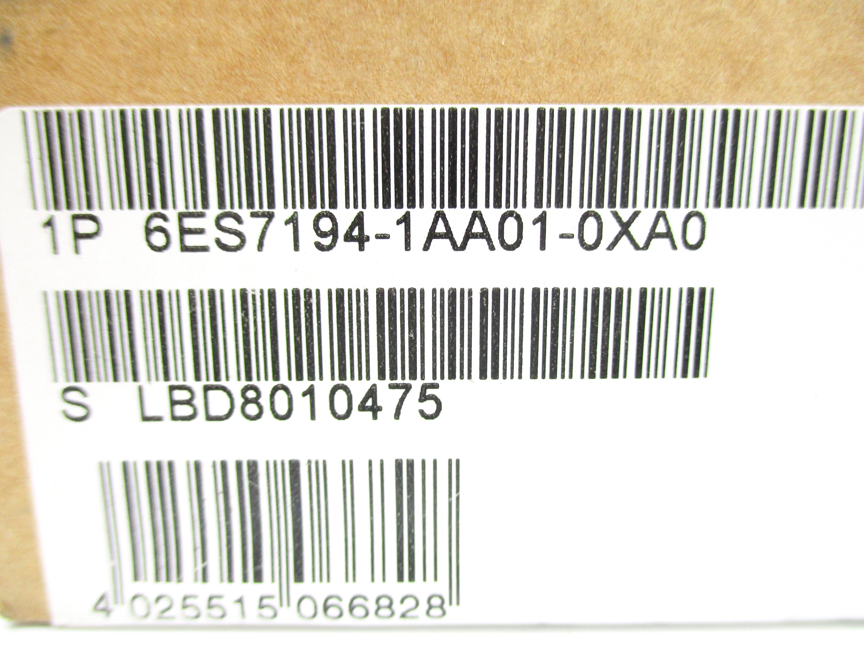 SIEMENS 6ES7194-1AA01-0XA0 NSFS